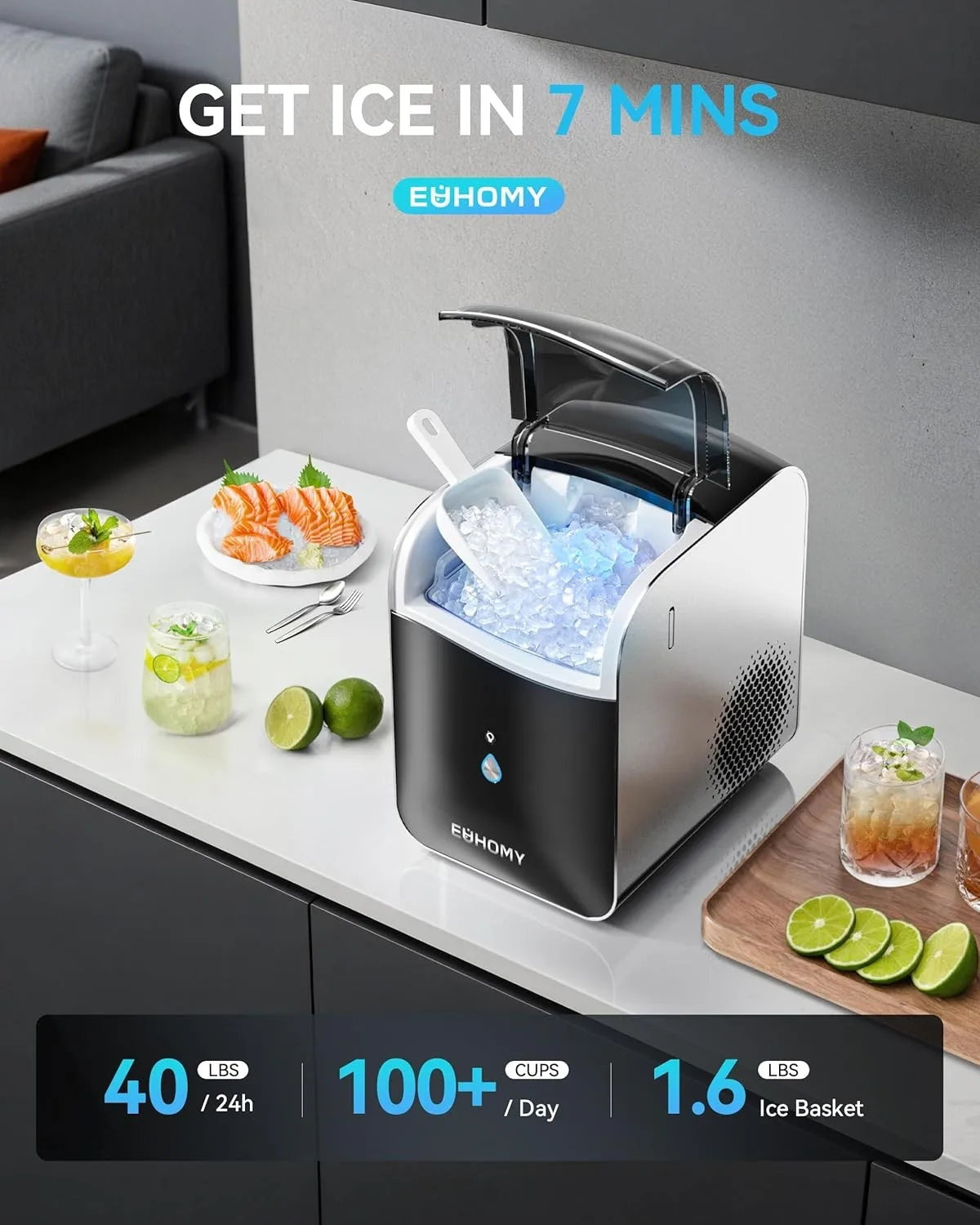 Euhomy Ice Maker Deluxe