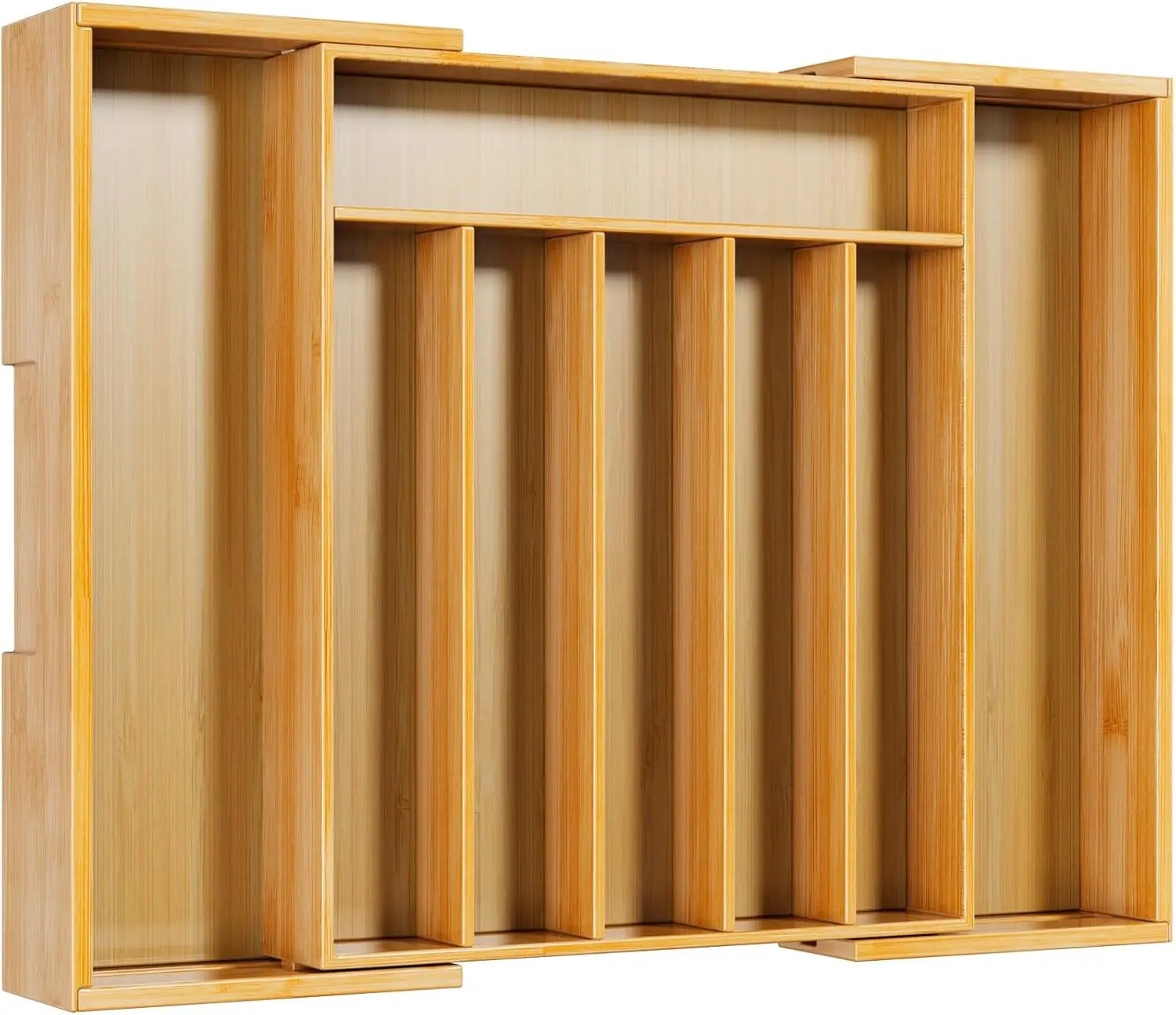 Smart Bamboo Drawer Organizer
